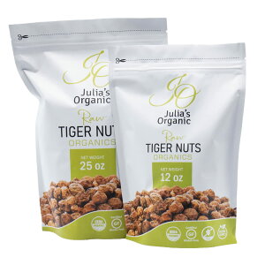 u2܃ZbgvJulia's Organic e v~A  ^CK[ibc Pg _CGbgHi v1kg(700g340g)Tiger Nuts 37 oz(25oz+12oz) Raw Snacks@Premium Raw Tiger Nuts Gluten Free Snack Prebiotic Fiber Paleo