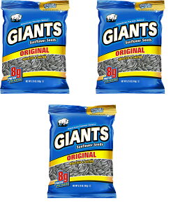 �W���C�A���g���Ђ��q�}�����̎�i3�`5.75�I���X�̑܁j Unknown GIANTS Salted Sunflower Seeds (3 - 5.75 oz. Bags) GIANTS Original Salted Jumbo Sized Sunflower Seeds 5.75-Ounce Bags (Pack of 3)