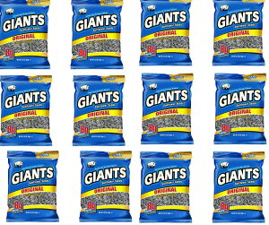 u12܃ZbgvWCAgЂq}̎i168g×12܁j Artist Unknown GIANTS Salted Sunflower Seeds (12bag - 5.75 oz) Ђ܂̎ Hp