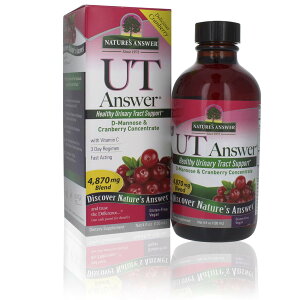 Nature's Answer, UTアンサー、D-マンノース&クランベリー濃縮、4,870mg、120ml(4液量オンス)