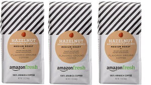 u3Zbgv ~fBA[Xg w[[ibc  ҂R[q[340g×3Zbg Hazelnut Flavored Coffee, Ground, Medium Roast, 12 Ounce×3