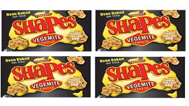 「お得な4箱セット」アーノッツ シェイプス ベジマイト 165g×4箱　 Arnotts Shapes Vegemite 165g×4boxs