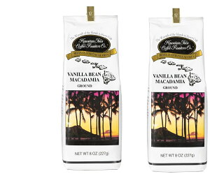 u2Zbgv nCA ACY R[q[ ojr[ }J_~A Cg[Xg OEh R[q[ An [Xg 227g×2 Hawaiian Isles Coffee Vanilla Bean Macadamia Flavored, Ligh