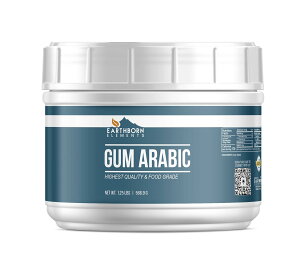 A[X{[ Gc ArAK AJVA 1.25 Pound 566.9g(Pack of 1), Earthborn Elements Gum Arabic (1.25 lb), Acacia, Multitude of Uses, Resealable Tub
