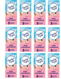 NX^Cg  VK[t[ sNl[h i`t[o[pE_[hN ~bNX 72(6ܓ×12)Crystal Light Sugar-Free Pink Lemonade Naturally Flavored Powdered Drink Mix 72 Count Pi