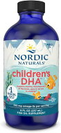 NORDIC NATURALS社　チルドレンズ DHA液ストロベリー 8fl.oz　液体 フィッシュオイル サプリメント 237ml