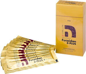 Fucoidan 3-Plus Brown Seaweed Immunity Supplement with Three Types of High Purity Fucoidan Organic Mekabu Fucus Mozuku Agaricus 10 Concentrated Liquid Packets Made in Japan 1BOX