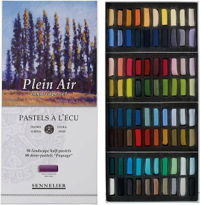 Savoir-Faire Sennelier Soft Pastels Half Stick Set 80/Pkg-Plein Air Landscape