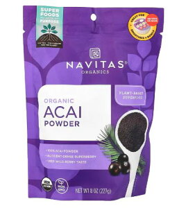 Navitas Organics�ЃI�[�K�j�b�N�A�T�C�[�p�E�_�[�i227 g�j1��
