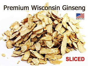 OMURA �I�[�K�j�b�N �A�����J�l�Q�X���C�X �呺�͔| 4�I���X OMURA ORGANIC American Ginseng Slices Cultivated by OMURA, Pack 4 OZ