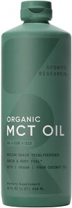 Premium MCT Oil derived only from Organic Coconuts 32oz BPA free bottle | The only MCT oil certified Paleo Safe Sports Research�� MCT�I�C�� ������ 946 ml �����g���O���Z���h 100���R�R�i�b�c �J�v�����_ �J���s���_ ���E����