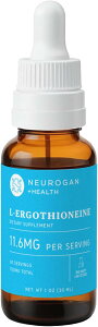Neurogan Health �� �G���S�`�I�l�C�� 1�X�|�C�h0.5ml������ 11.5mg �z�� 30ml�� 30���� �t�� �T�u�������g Neurogan L-Ergothioneine Liquid Supplement - 700 MG 60 Servings (1 OZ)
