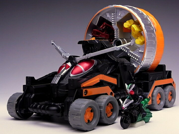 楽天市場】バンダイ 仮面ライダーW 超合体リボルギャリー全4種 