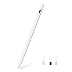 タッチペン KINGONEスタイラスペン iPad/スマホ/タブレット/iPhone対応 極細 超高感度 たっちぺん 磁気吸着機能対応 ipad ペン USB充電式 スマホ ペン
