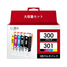 LxTek Purify BCI-301 BCI-300 互換インクカートリッジ キヤノン (Canon) 用 301 300 5色セット対応機種：PIXUS TS7530