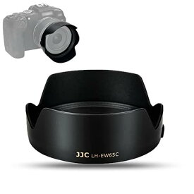 JJC EW-65C 可逆式 レンズフード Canon RF 16mm F2.8 STM レンズ 用 Canon EOS R RP R3 R5 R6 カメラ に対応 Ф43mm保護フィルター と レンズキャップインストール可能