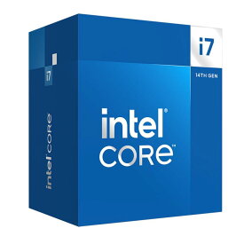 Intel Core i7-14700 デスクトッププロセッサー 20コア (8 Pコア + 12 Eコア) 最大5.4GHz