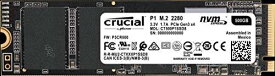 Crucial(クルーシャル) P1シリーズ 500GB 3D NAND NVMe PCIe M.2 SSD CT500P1SSD8