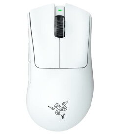 Razer レイザー DeathAdder V3 Pro White ゲーミングマウス ワイヤレス 無線 64gの超軽量 進化したエルゴノミック形状 最高クラスの精度のFocus Pro 30K オプティカルセンサー 第 3 世代オプティカルマウススイッチ HyperSpeed Wireless 90時間のバッテリー連続使用が可能 デ