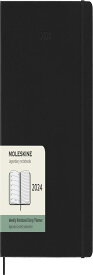 モレスキン(Moleskine) 手帳 2024 年 1月始まり 12カ月 ウィークリー ダイアリー ハードカバー XLサイズ(横19cm×縦25cm) ブラック DHB12WN4Y24