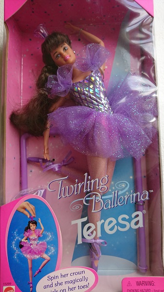 2024年新作 バレリーナバービー人形 Barbie １９９５Twiring Brbie