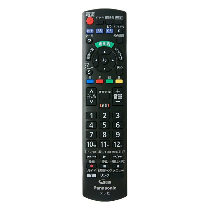 楽天市場】N2QAYB001017 パナソニック テレビ ビエラ VIERA用 リモコン 