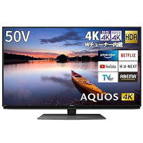 楽天市場】シャープ sharp 4t-c50bn1 4k液晶テレビ aquos [50v型の通販
