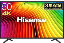 楽天市場】hisense 50v型 4k液晶テレビ 50a6gの通販