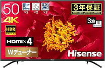 楽天市場】ハイセンス 4k テレビ 50f60eの通販