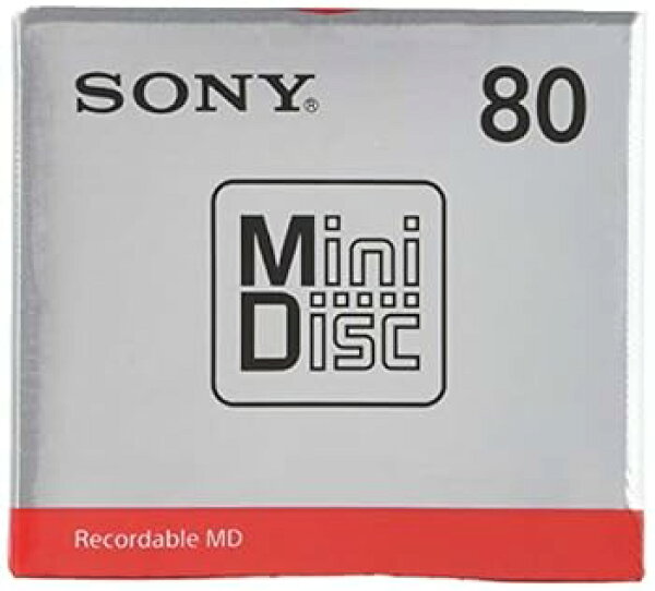 【中古】【39shop】ソニー★ミニディスク 80分、1枚パック MDW80T（良い）