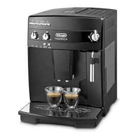 【中古】【39shop】エントリーモデル★デロンギDeLonghi全自動コーヒーメーカー ミルク泡立て手動 ブラック マグニフィカ ESAM03110B（良い）