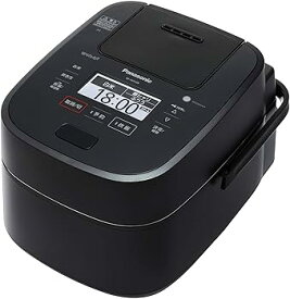 【中古】パナソニック 炊飯器 5.5合 スチーム&可変圧力IH式 Wおどり炊き ブラック SR-VSX109-K