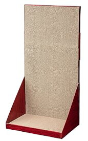 【中古】ミュー mju: 爪とぎ ガリガリウォール スクラッチャー プラス ブラウン ワイド H90cm