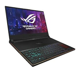 【中古】【39shop】ASUS★ROGゼフィルスSウルトラスリムゲーミングノートPC、15.6” 144Hz IPS型のフルHD、GeForceはRTX 2080、インテルCore i7-8750H CPU、16ギガバ（良い）