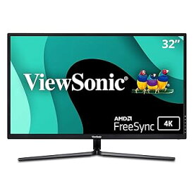 【中古】【39shop】Viewsonic★VX Series VX3211-4K-mhd computer monitor 80 cm 31.5" 4K Ultra HD LCD Flat Black（良い）