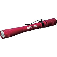 【中古】GENTOSジェントス 懐中電灯 小型 LED ペンライト 単4形電池式 100ルーメン AP-100RD レッド ハン…