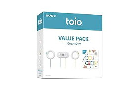 【中古】【39shop】toio★ トイオ バリューパックつくって、あそんで、ひらめいて」ロボットトイ 小さなキューブ型ロボット 一人でもみんなでも 手を動かして遊ぶ（良い）