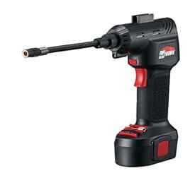 【中古】日本正規品エアホークプロ　コードレス式電動エアコンプレッサー　日本語説明書　小型・軽量空気入れ　カーアダプター12V車用・収納バッグ　タイ