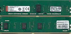 【中古】キングストン KSM24RS88MEI 8GB DDR4 2400MHz ECC CL17 1.2V Registered DIMM PC4-19200 チップ固定 Micron E IDT
