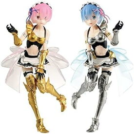 【中古】Re:ゼロから始める異世界生活 EXQフィギュア ラム＆レム メイドアーマーver. 2種セット
