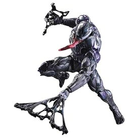 【中古】MARVEL UNIVERSE VARIANT PLAY ARTS改 ヴェノム PVC製 塗装済み可動フィギュア