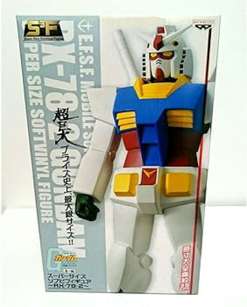 【中古】【39shop】機動戦士ガンダム★スーパーサイズソフビフィギュア RX?78?2 超巨大 最大級サイズ プライズ バンプレスト（良い）