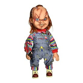 【中古】Mezco Toyz Child's Play Talking Mega Scale Chucky Action Figure, 15"