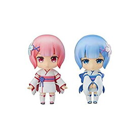 【中古】ねんどろいど Re：ゼロから始める異世界生活 ラム＆レム 幼少期Ver.(ワンダーフェスティバル2018[夏]、GOODSMILE ONLINE SHOP限定)