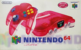 【中古】NINTENDO64本体 クリアレッド