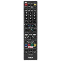 楽天市場】sharp 液晶テレビ用 リモコンlc-50u45 lc-40u45の通販