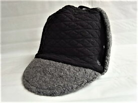 CPH(C-PLUS HEAD WEARS)【PILOT CAP/KNIT&ANGORA】★CHARCOAL☆