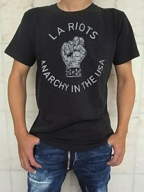 LOCAL AUTHORITY（ローカル・オーソリティ）【LA RIOTS POCKET TEE】"VINTAGE WASHED"ショートスリーブポケットTee★BLACK★