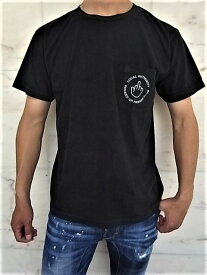 LOCAL AUTHORITY（ローカル・オーソリティ）【FINGERS UP POCKET TEE】"VINTAGE WASHED"ショートスリーブTee★WASHED BLACK★