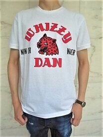 DSQUARED2（ディースクエアード）【WHIZZY DAN T-SHIRT】”VERY VERY DAN FIT””WHIZZY NOW OR NEVER”ショートスリーブティーシャツ☆WHITE☆